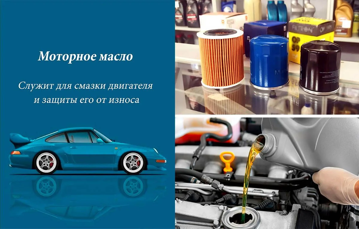 Моторное масло – это смесь масляной основы (базы) и присадок.